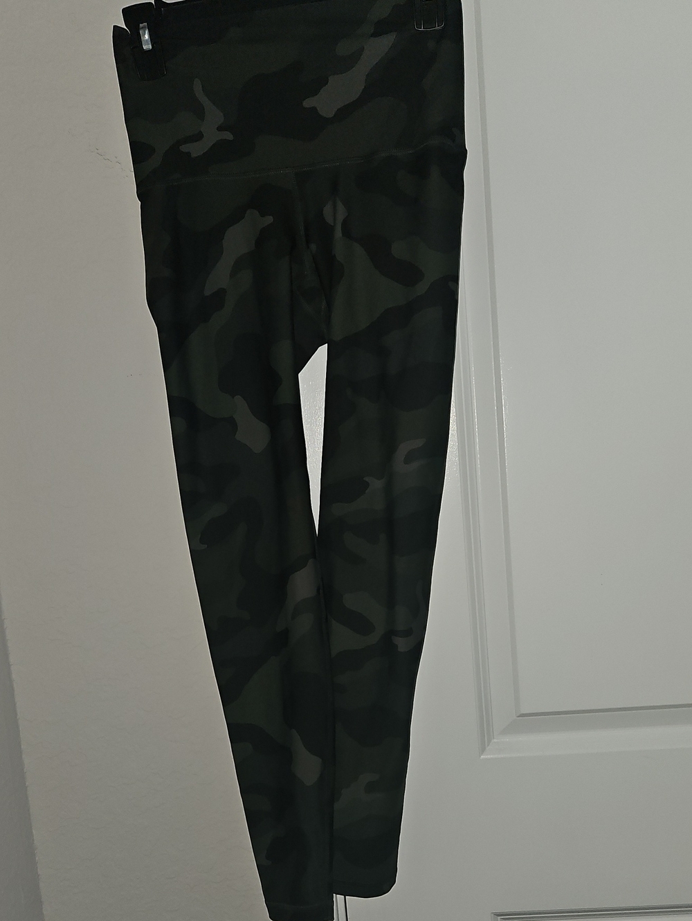Womens Camo Leggings - Dark Green Camouflage